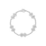 Semper Infiniti Classic Diamond Bracelet White Gold