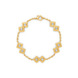 Semper Infiniti Classic Diamond Bracelet Yellow Gold
