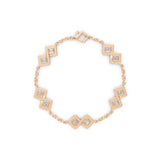 Semper Infiniti Classic Diamond Bracelet Rose Gold