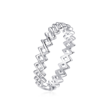 Semper Invicta Ring Slim White Gold