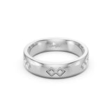 Semper Fidelis Ring White Gold