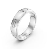 Semper Fidelis Ring White Gold