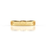 Semper Fidelis Ring Slim Yellow Gold