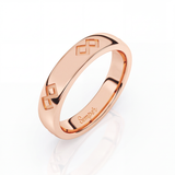 Semper Fidelis Ring Slim Rose Gold