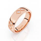 Semper Fidelis Diamond Ring Rose Gold