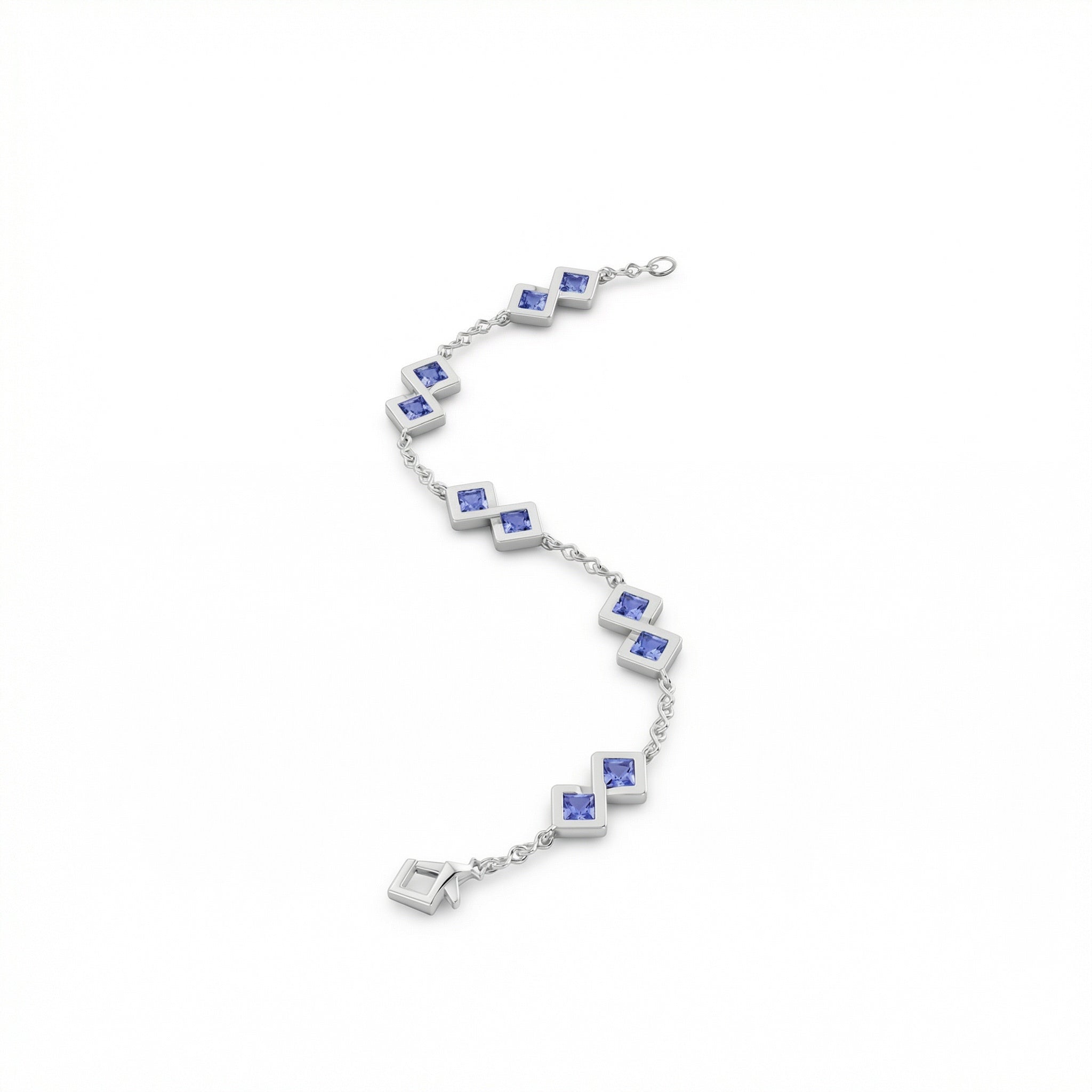 Semper Infiniti Classic Tanzanite Bracelet White Gold