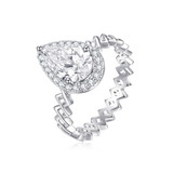 Semper Invicta Rising Diamond Ring White Gold