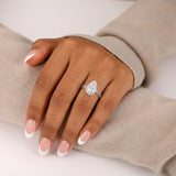 Semper Invicta Rising Diamond Ring White Gold