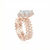 Semper Invicta Rising Diamond Ring Rose Gold