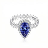 Semper Invicta Rising Tanzanite Ring White Gold