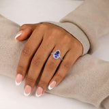 Semper Invicta Rising Tanzanite Ring White Gold