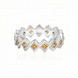 Semper Invicta Imperial Topaz Ring White Gold