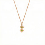 Semper Infiniti Grand Peridot Pendant Rose Gold