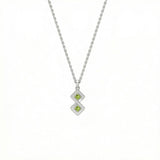 Semper Infiniti Grand Peridot Pendant White Gold