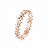 Semper Invicta Ring Slim Rose Gold
