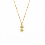 Semper Infiniti Grand Aquamarine Pendant Yellow Gold