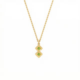 Semper Infiniti Grand Peridot Pendant Yellow Gold
