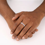Semper Invicta Amethyst Ring White Gold