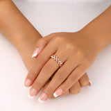 Semper Invicta Amethyst Ring Rose Gold