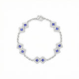 Semper Infiniti Classic Tanzanite Bracelet White Gold