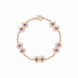 Semper Infiniti Classic Tanzanite Bracelet Rose Gold