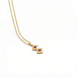 Semper Infiniti Grand Amethyst Pendant Yellow Gold