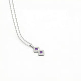 Semper Infiniti Grand Amethyst Pendant White Gold