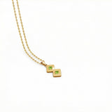 Semper Infiniti Grand Peridot Pendant Yellow Gold