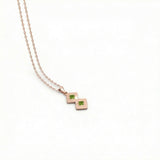 Semper Infiniti Grand Peridot Pendant Rose Gold