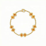Semper Infiniti Classic Imperial Topaz Bracelet Yellow Gold