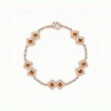 Semper Infiniti Classic Imperial Topaz Bracelet Rose Gold